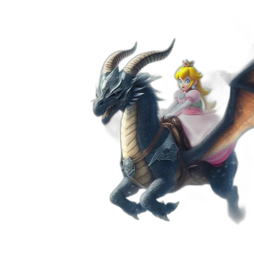 dragon, concept art, fantasy art, 3d render transparent PNG cut-out