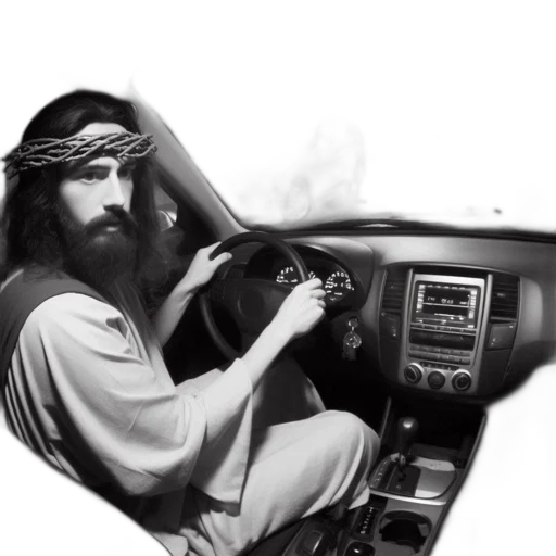 car, photorealistic, vaporwave, concept art transparent PNG cut-out