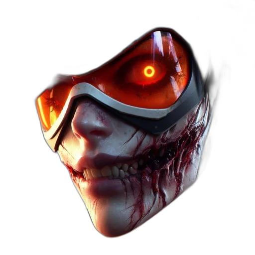 mask, face, creature, concept art transparent PNG cut-out