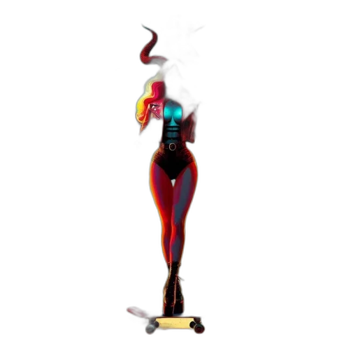 staff, robot, weapon, concept art transparent PNG cut-out