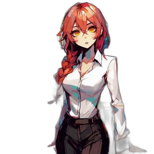 jacket, dress, staff, robot transparent PNG cut-out