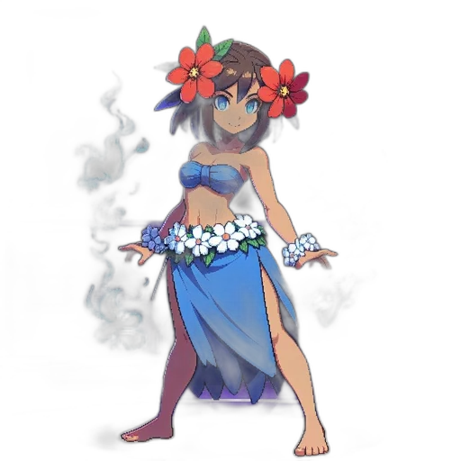 dress, flower, concept art, pixel art transparent PNG cut-out