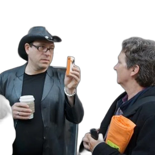 food, hat, staff, jacket transparent PNG cut-out