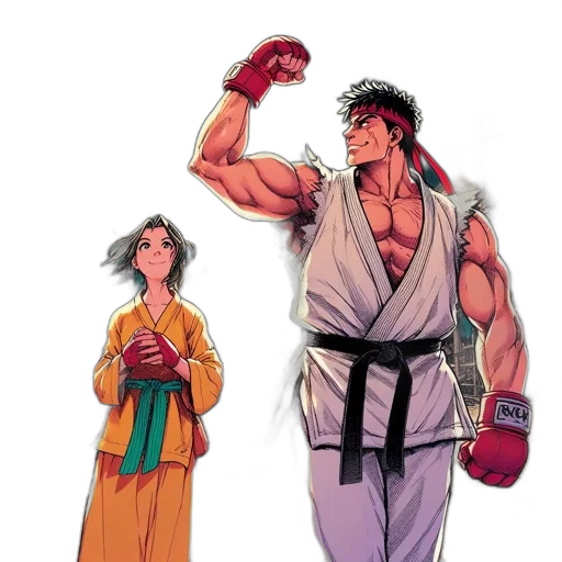 concept art, comic book art, pixel art, anime transparent PNG cut-out