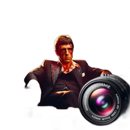weapon, jacket, animal, staff transparent PNG cut-out