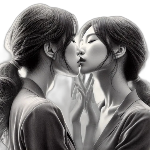 face, photorealistic, pencil sketch, oil painting transparent PNG cut-out
