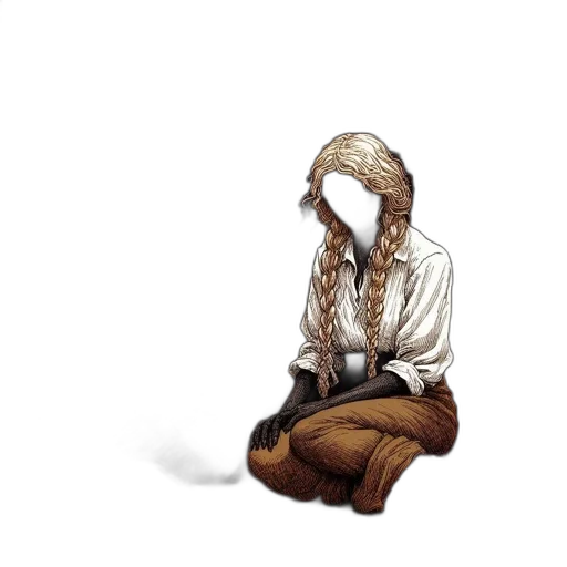 hair, jacket, mask, face transparent PNG cut-out
