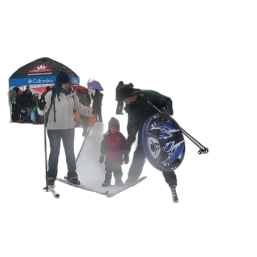 umbrella, staff, jacket, 3d render transparent PNG cut-out