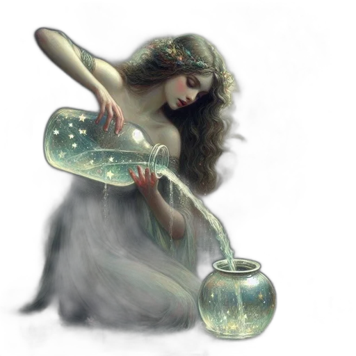 dress, fantasy art, concept art, watercolor transparent PNG cut-out