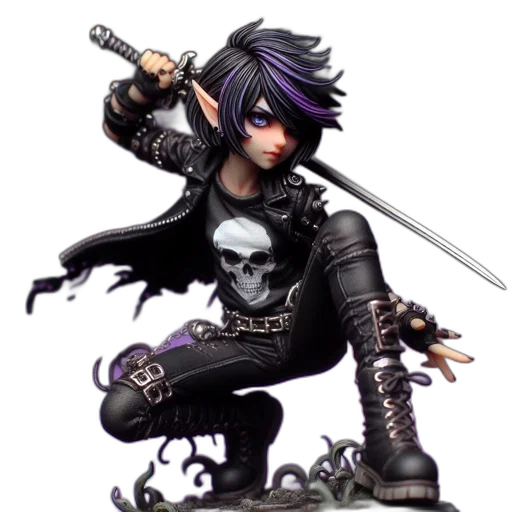 weapon, sword, concept art, 3d render transparent PNG cut-out