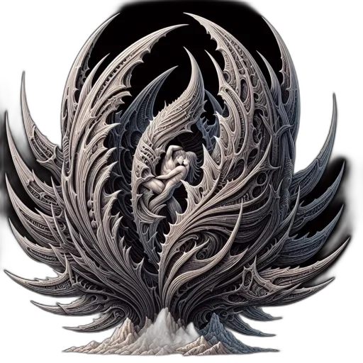 dragon, crown, hair, jewelry transparent PNG cut-out