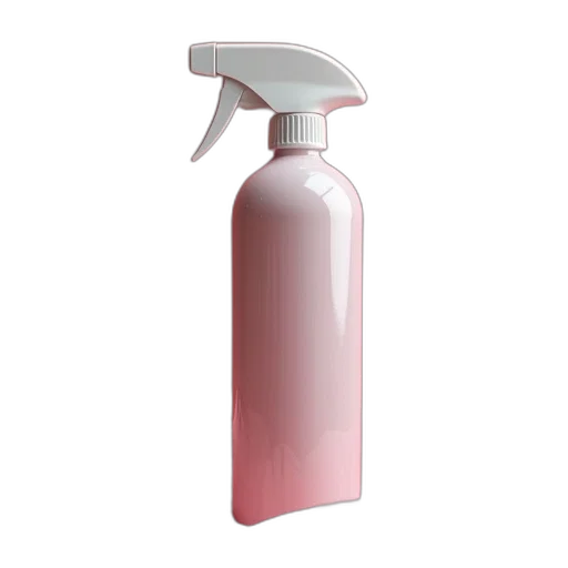 bottle, hair, weapon, 3d render transparent PNG cut-out