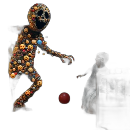 robot, creature, mask, staff transparent PNG cut-out