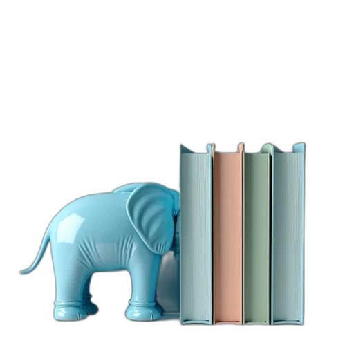 3d render, pastel, colorful, blue transparent PNG cut-out