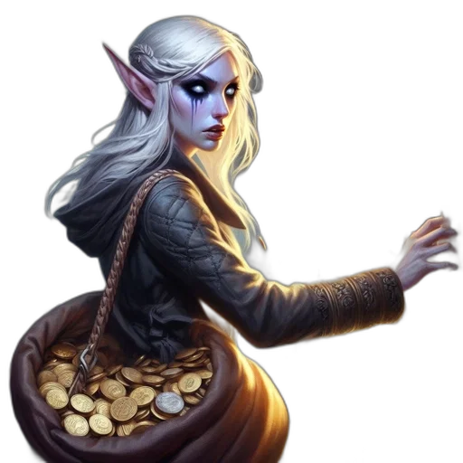 dragon, staff, jewelry, fantasy art transparent PNG cut-out