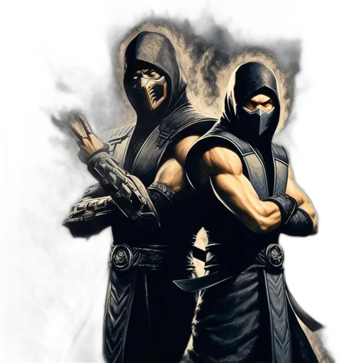 mask, sword, concept art, comic book art transparent PNG cut-out