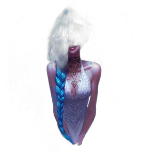 dress, hair, concept art, fantasy art transparent PNG cut-out