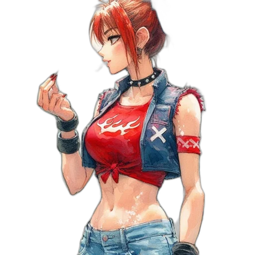 jacket, weapon, dress, staff transparent PNG cut-out