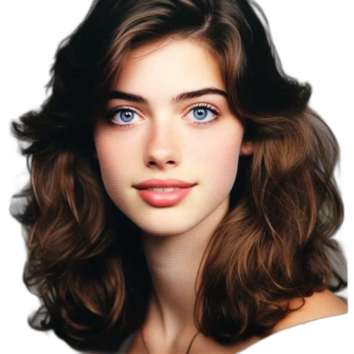 hair, face, crown, jewelry transparent PNG cut-out