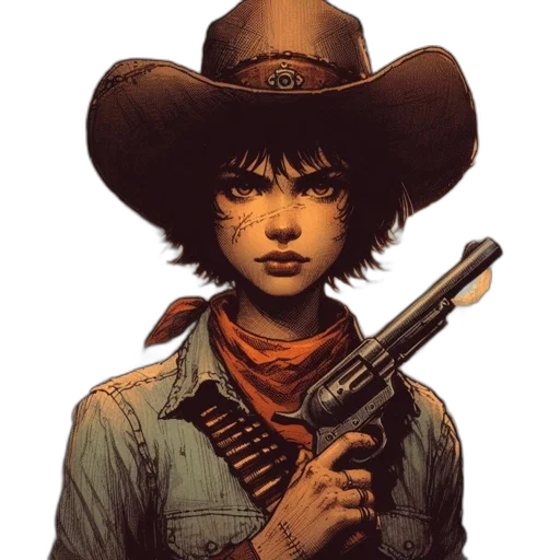 weapon, hat, staff, face transparent PNG cut-out