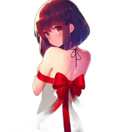 dress, flower, crown, weapon transparent PNG cut-out