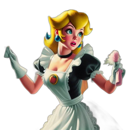 dress, staff, crown, concept art transparent PNG cut-out