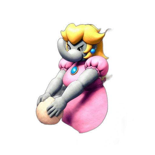 staff, dress, crown, robot transparent PNG cut-out