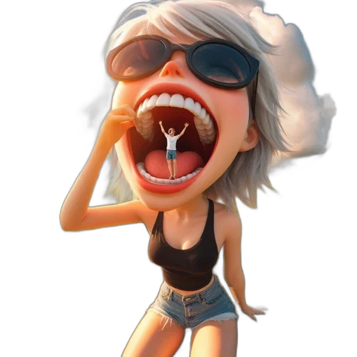 cartoon, 3d render, photorealistic, concept art transparent PNG cut-out