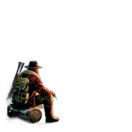 hat, weapon, jacket, sword transparent PNG cut-out