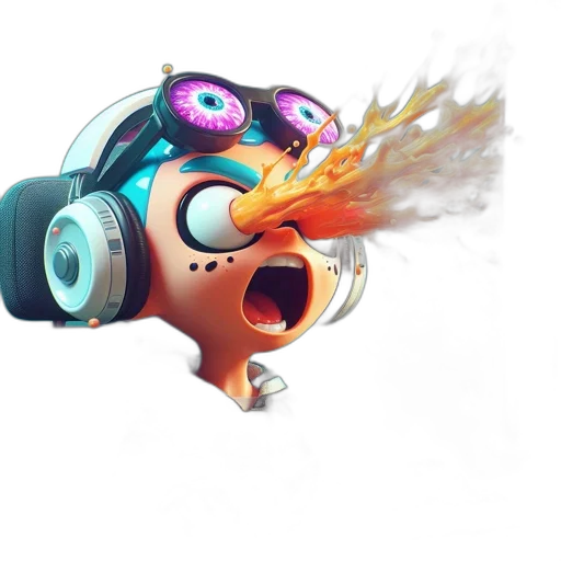 robot, mask, weapon, face transparent PNG cut-out