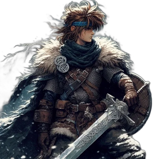 sword, weapon, staff, fantasy art transparent PNG cut-out