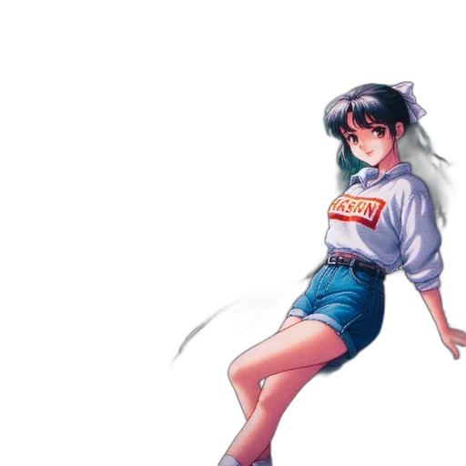 dress, jacket, staff, weapon transparent PNG cut-out
