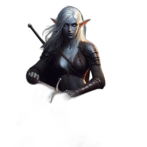 staff, dragon, sword, fantasy art transparent PNG cut-out