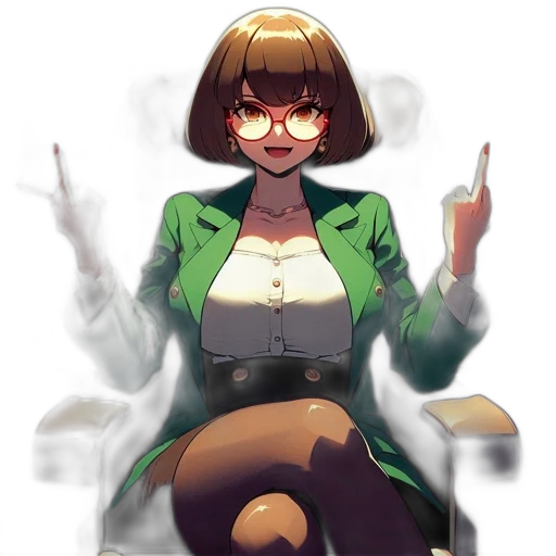 jacket, staff, anime, concept art transparent PNG cut-out