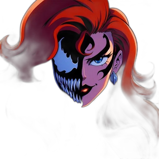 mask, face, hair, crown transparent PNG cut-out