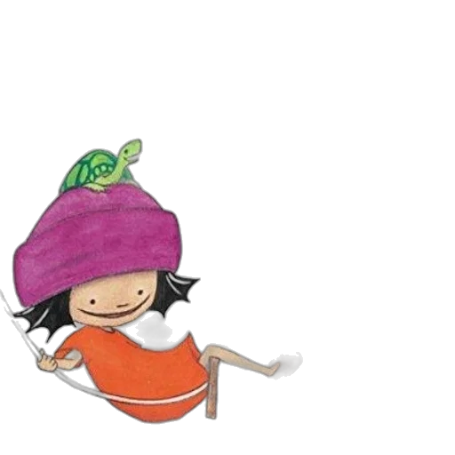 hat, creature, concept art, cartoon transparent PNG cut-out