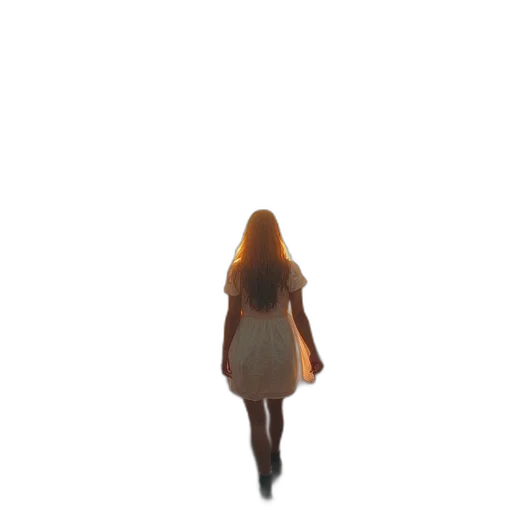 dress, hair, robot, jacket transparent PNG cut-out