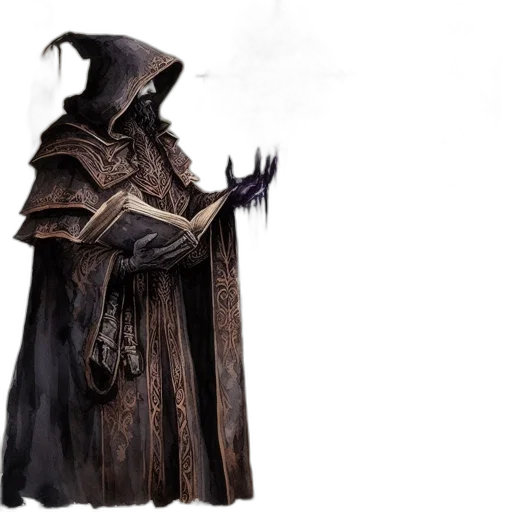 staff, jacket, mask, creature transparent PNG cut-out