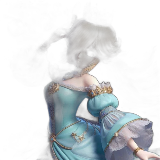 dress, crown, staff, sword transparent PNG cut-out