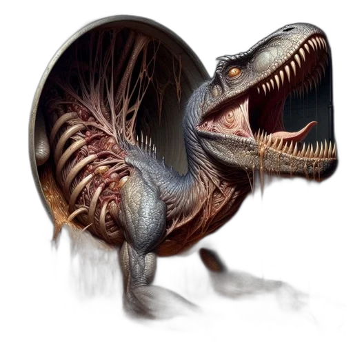 creature, animal, dragon, concept art transparent PNG cut-out