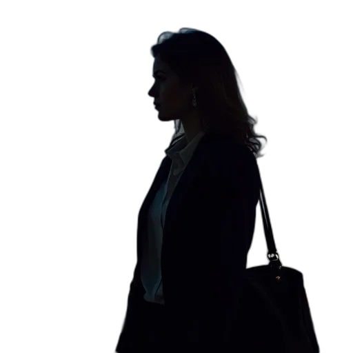 staff, jacket, face, dress transparent PNG cut-out
