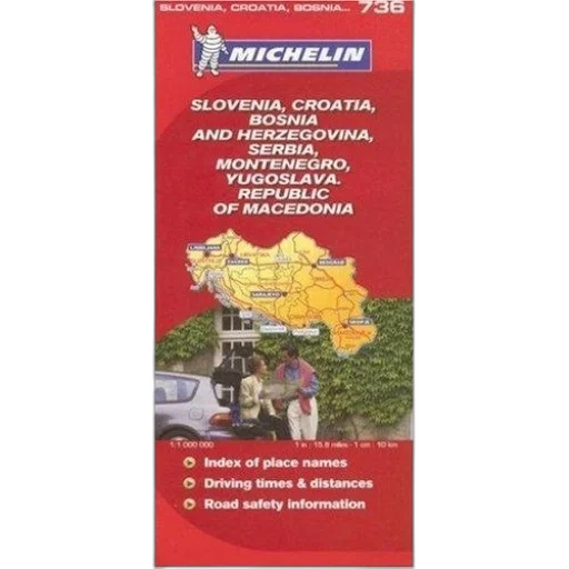 michelin, map, slovenia, croatia transparent PNG cut-out