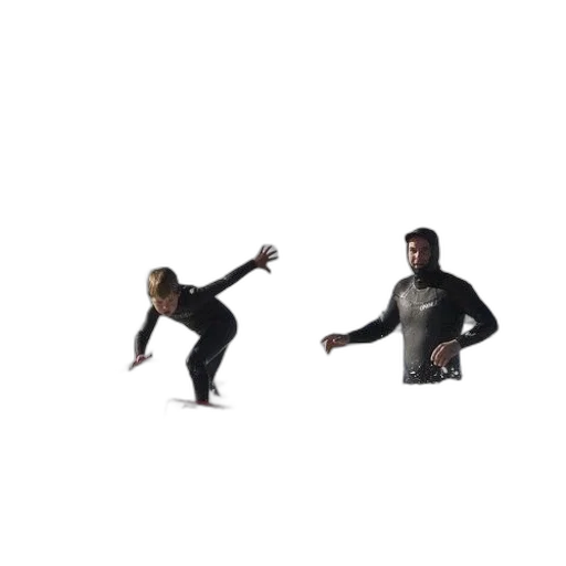 3d render, concept art, outer space, underwater transparent PNG cut-out