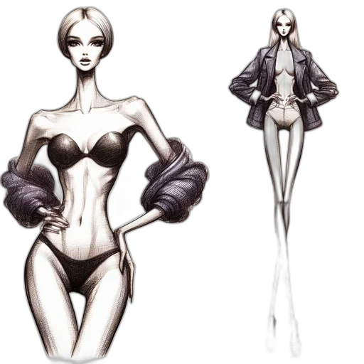 jacket, dress, concept art, fantasy art transparent PNG cut-out