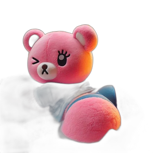 3d render, concept art, vaporwave, photorealistic transparent PNG cut-out