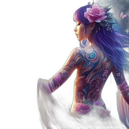 dress, fantasy art, concept art, photorealistic transparent PNG cut-out
