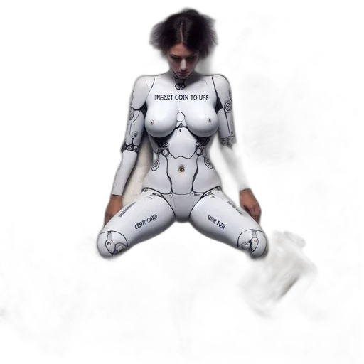 robot, dress, creature, concept art transparent PNG cut-out