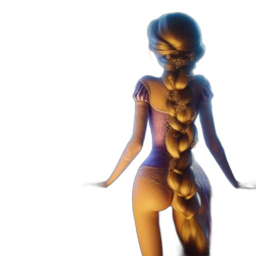 robot, dress, 3d render, concept art transparent PNG cut-out