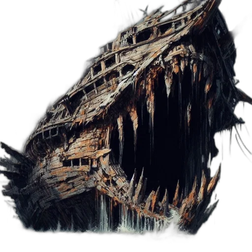 dragon, creature, hair, mask transparent PNG cut-out