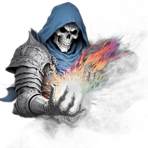 mask, weapon, staff, jacket transparent PNG cut-out
